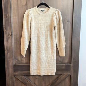 Tan Sweater Dress